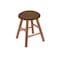 Holland Bar Stool Co Oak Vanity Stool, Natural Finish, Canter Grey Seat RC18OSMed026 - alternate 1
